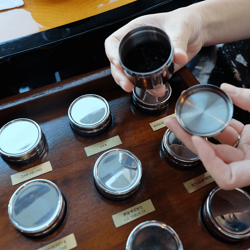 リッツカールトン東京・ロビーラウンジ 茶葉テイスティング